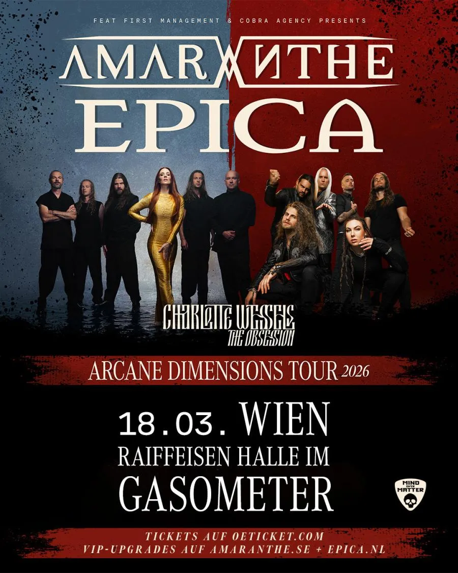 Planet TT Raiffeisen Halle Gasometer + Amaranthe + Epica + Charlotte Wessels