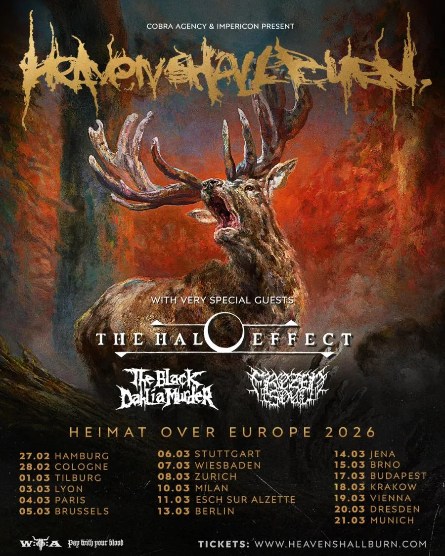 Planet TT Raiffeisen Halle Gasometer + Heaven Shall Burn + Frozen Soul + The Black Dahlia Murder + The Halo Effect