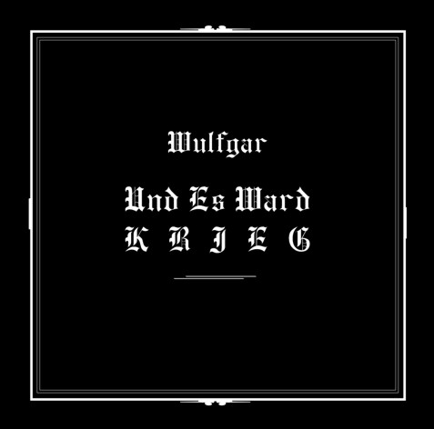 Und es ward Krieg cover